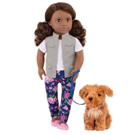 Our Generation, Malia, 18-inch Doll & Pet Set