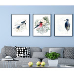 ExtraOrdinary Decorative Wood Framed Wall Art Prints, Blue Bird, A3
