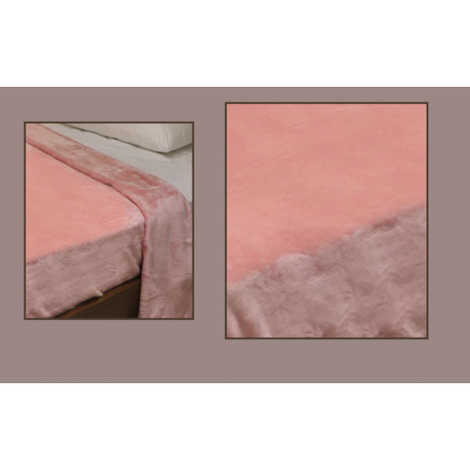 Nova velour blanket doux king rose