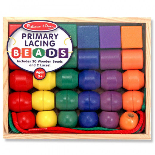 Melissa & Doug Primary Lacing Beads