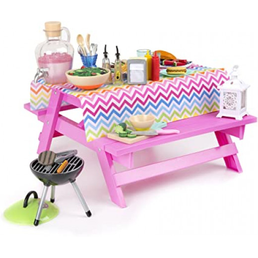 Our Generation Picnic Table Set Accessory Set