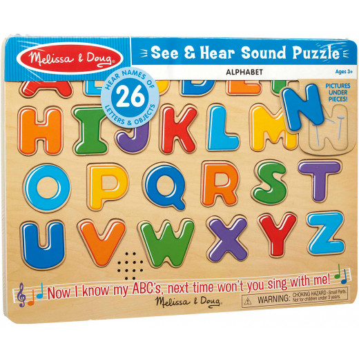 Melissa & Doug Alphabet Sound Puzzle, 26 Pieces