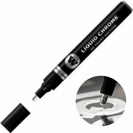 Molotow Liquid Chrome Marker Chrome Marker Chrome 4 Mm 1 Pcs/pack