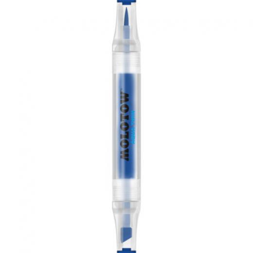 Molotow Aqua Twin Double Tip Marker Pen Blue Primaire