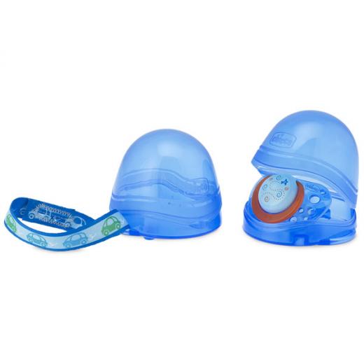 Chicco Double Soother Holder- Blue