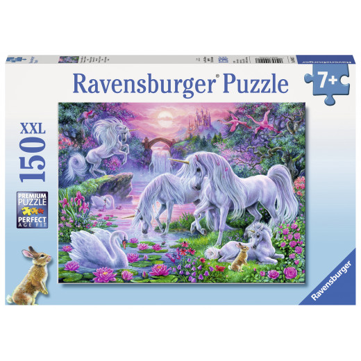 Ravensburger Unicorns in the Sunset Glow 150 Piece Jigsaw Puzzle for Kids