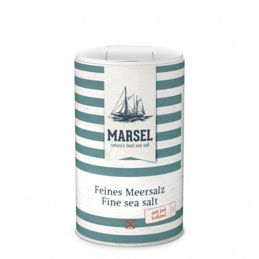 Marsel Fine And Coarse Sea Salt In 500 G Shaker