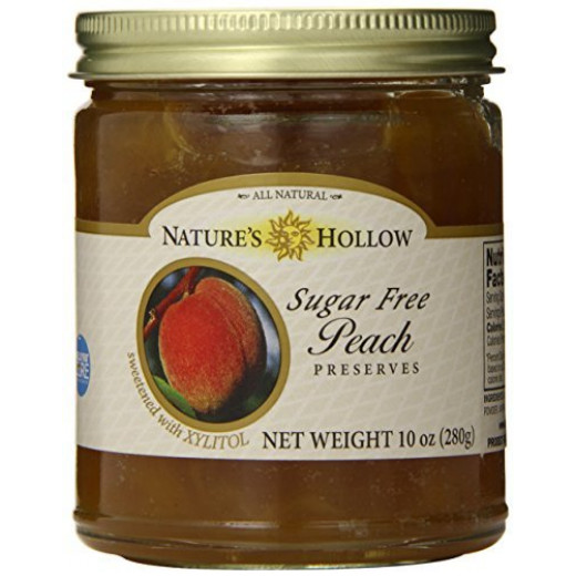 Natures Hollow Sugar Free Peach Jam (280g)