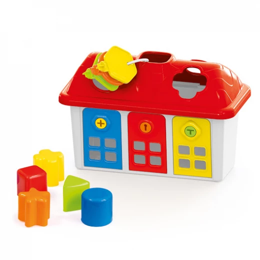 Dolu - Happy House Shape Sorter with Lockable Doors