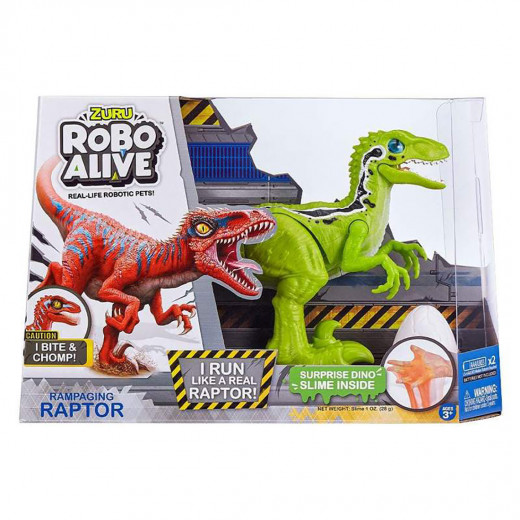 Zuru Robo Alive Robotic Rampaging Raptor with Slime Set