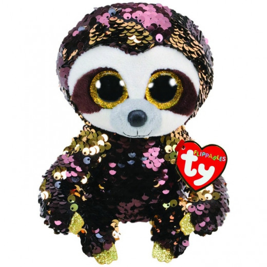 TY Flippables Sequin Plush - DANGLER the Sloth (Regular Size - 6 inch)