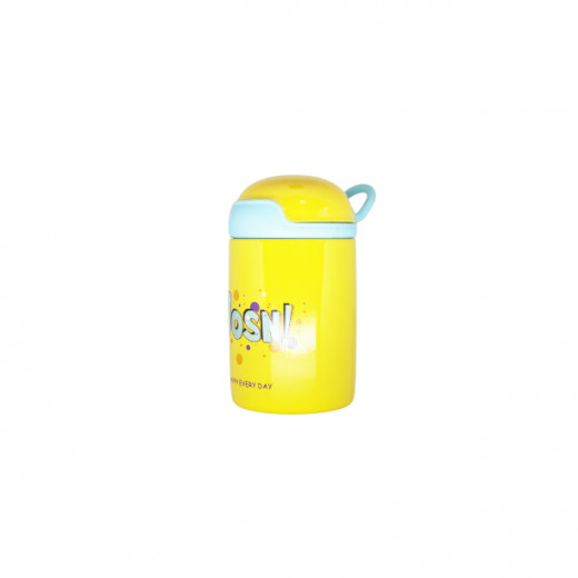 Thermos Steel Water Cup - Yellow 200 ml