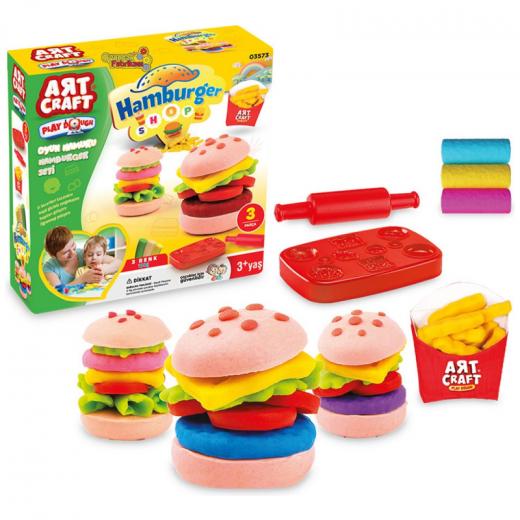 Art Craft Hamburger Play Dough Set 150g