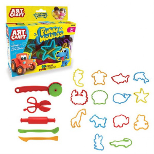 Art Craft Fun Molds 19 Pieces