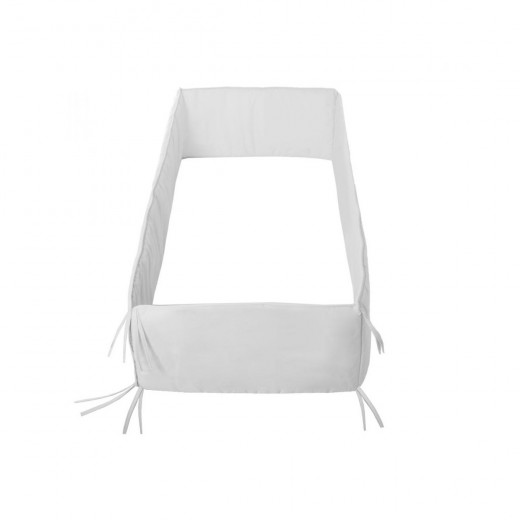 Cambrass - Cot Bumper 420x30x3 cm Liso E White