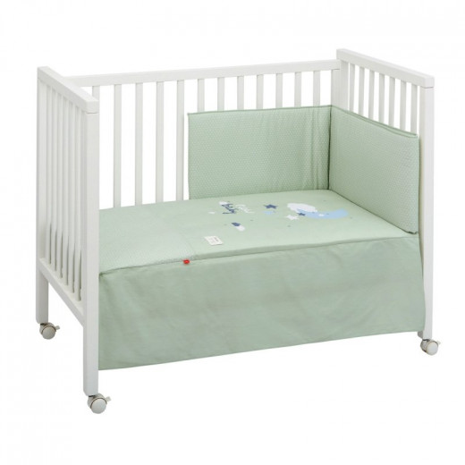 Cambrass - Set 2 Pcs.bedspread W/s Cot 70 Be Moon Green 70x140x3 cm