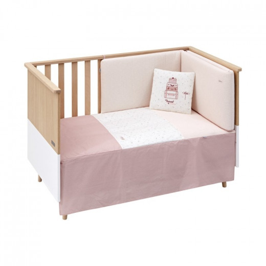 Cambrass - Set 2 Pcs.bedspread W/s Cot 70 Sky Pink 70x140x3 cm