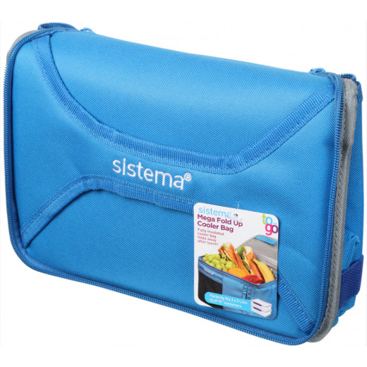 Sistema - Mega Fold Up Cooler Bag - Blue