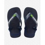 Havaianas Baby Brasil Logo II Navy Blue/citrus Yellow Size 25-26