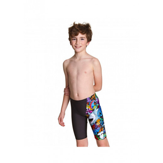 ملابس سباحة ولادي  بتصميم القرس من زوغز لعمر 5 سنوات