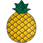 BigMouth Gigantic Pineapple Beach Blanket