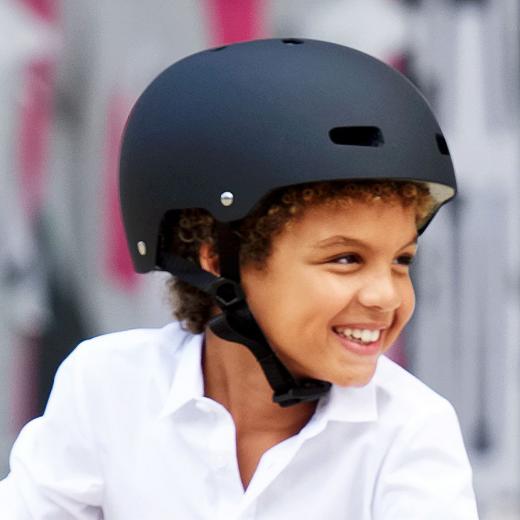 Micro PC Children's Helmet, Black Color, Medium Size