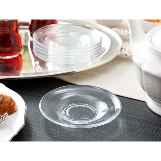 Madam Coco Marmion 6 Pcs Tea Glass Saucer