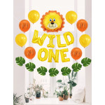 42pcs Cartoon Lion Birthday Balloon Set