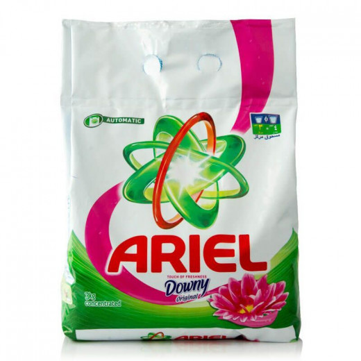 Ariel Detergent Powder Diamond Low-Sud with Downy 3kg