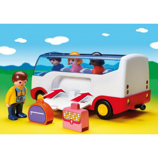 Playmobile 1.2.3 Airport Shuttle Bus