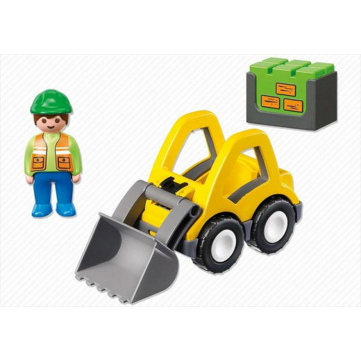 Playmobil 1.2.3 Excavator