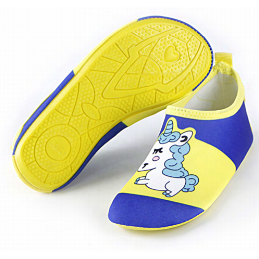 أحذية مائية، تصميم قوس قزح الحصان الأزرق، قياس 24-25