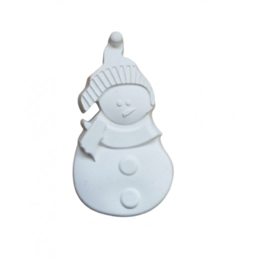 Little Hands Gypsum Snow Man Coloring Art, (M) Size