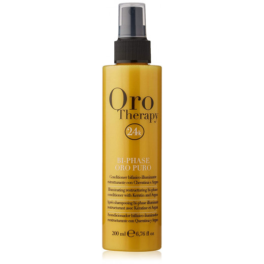 Fanola Bi-Phase Oro Puro Illuminating Conditioner, 200 ml