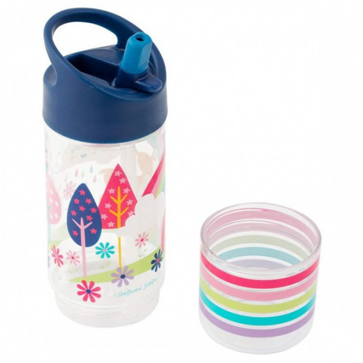 Stephen Joseph Flip Top Bottle With  Snack Container Woodland