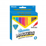 Bazic 8 Color Jumbo Triangle Washable Markers