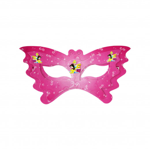 Happy Birthday Party Face Eye Mask Pack of 11- Pink Disney Princess Design