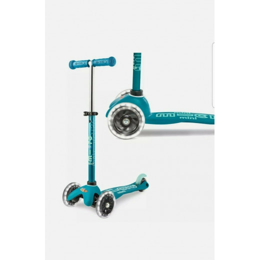 Mini Micro Deluxe LED Scooter, Aqua