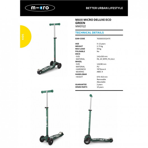 Mini Micro Deluxe Pro Scooter, Eco