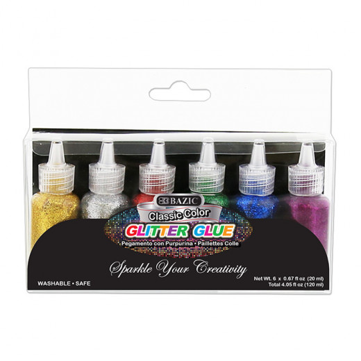 Bazic Classic Color Glitter Glue (20 Ml) 1 Piece