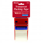 Bazic Clear Packing Tape With Dispenser
