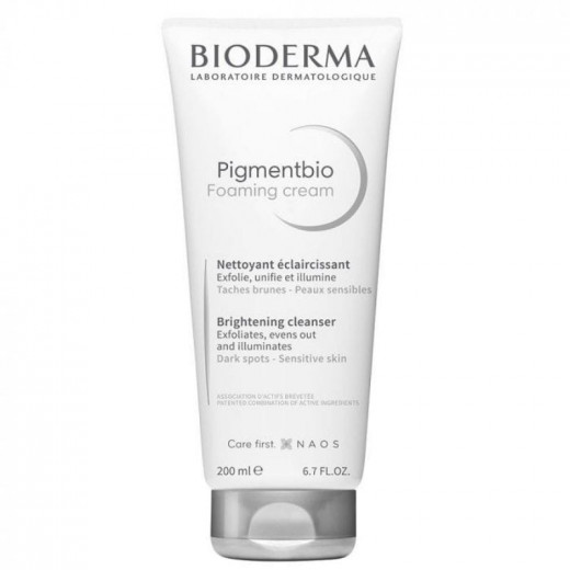 Bioderma Pigmentbio Foaming Exfoliating Cleansing Cream Make Up Remover, 200 Ml