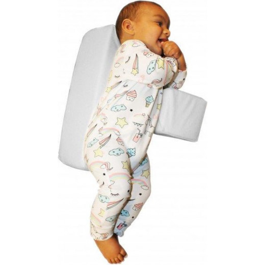 وسادة نوم جانبية آمنة لطفلك من بيبي جيم - رمادي