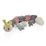 Babyjem caterpillar toy pillow pink