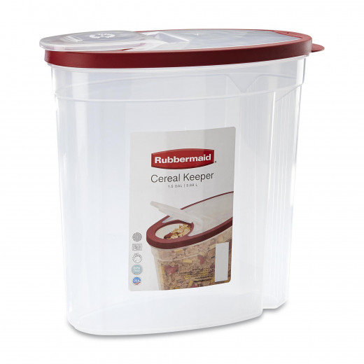 Rubbermaid Flex&seal Clear Food Storage Container With Lid,  5.68 L (1 pack)