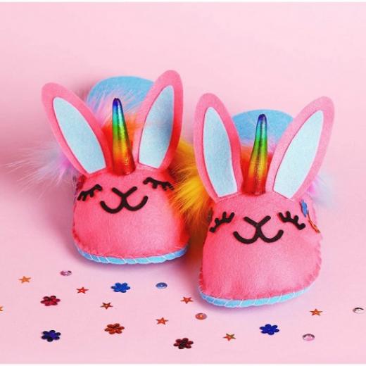 Klutz Sew Your Own Unicorn Bunny Slippers