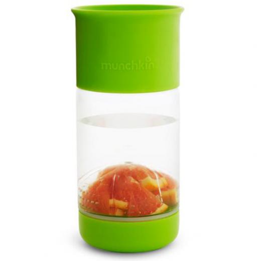 Munchkin - Miracle 360° Fruit Infuser Sippy Cup 420 ml - Green