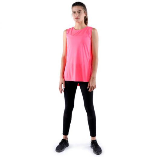 Rb Women's Side Slit Tank Top , (S), Flamenco Pink