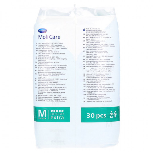 Hartmann Molicare Slip Extra Size M. pack of 30