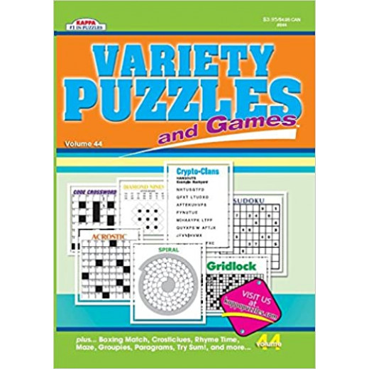 Kappa Variety Puzzles & Games Book